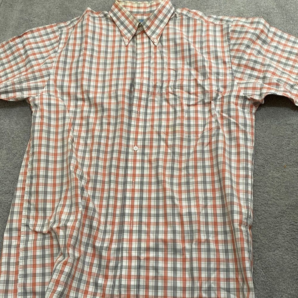 Vintage Jose bank stays cool, 100% cotton, medium casual dress shirt s/S
